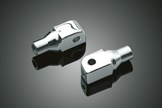 Адаптеры Tapered (хром) для установки водительских подножек/платформ (пара)