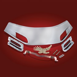 Капот - Хромированая накладка на передний обтекатель