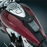 **Carbon Накладка (галстук) с карманом на топливный бак для VT1300 Stateline, Interstate и Sabre (1шт.)