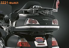 Молдинги на задний и боковые кофры с подсветкой L.E.D. и БЕЛЫМИ линзами