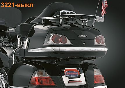 Молдинги на задний и боковые кофры с подсветкой L.E.D. и БЕЛЫМИ линзами