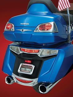 Окантовка-хром заднего крыла с подсветкой LED для GL1800, 12-17гг