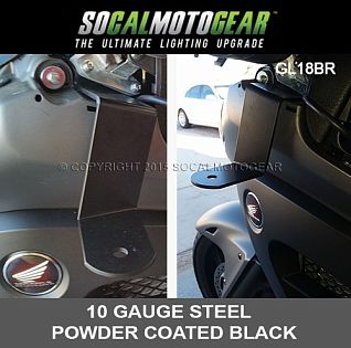 Кронштейны для крепежа доп.фар к зеркалам GL1800, 01-17гг (пара)