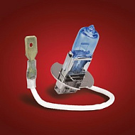 Лампа (H3), белый свет, галог., 12v, 35Wt, яркость 755 lm (1шт)
