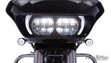 Дополнительные передние фары Fang на H-D Road Glide