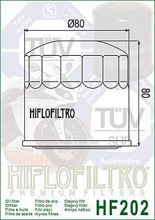 Масляный фильтр HiFLO VN700/750, VF750 Magna, VFR400/700, VF400/500, VT500