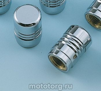 Заглушка с резьбой, хром (пара)