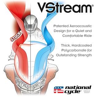 УЦЕНКА! Ветровое стекло VStream® для Yamaha FJR1300, 01-05гг