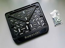 Рамка для номера MOTO KAWASAKI, 190мм*145мм (новый формат)
