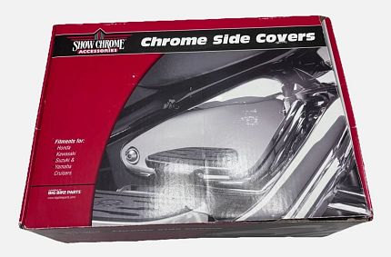 Боковые хромированые крышки (пара)