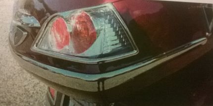 Хромированные молдинги без подсветки, на верхний и боковые кофры