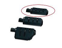 Подножки чёрные малые TRIDENT ISO® Gloss Black (пара)