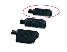 Подножки чёрные малые TRIDENT ISO® Gloss Black (пара)