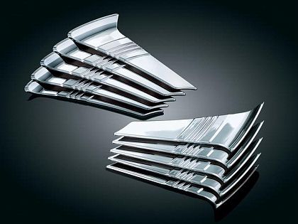 Хром накладки на спицы переднего колеса GL1800, 01-17гг (комплект)