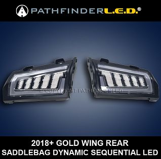 Диодные огни на низ боковых кофров (гарарит/стоп/поворот)