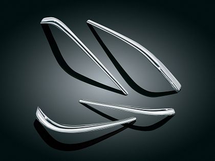 Акцент-хром на стоп-сигналы боковых кофров 06-10гг (комплект)