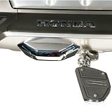 (Хром) Накладка TWINART на защитные дуги двигателя (пара)