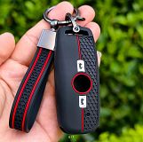 Чехол с шнурком для брелка GL1800, 18-UP, силиконовый красный