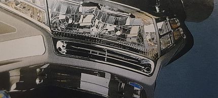 Решетка Grill под фару