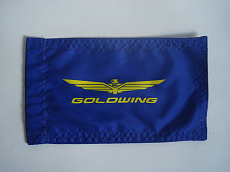 Флаг GOLD WING синий/желт., принт