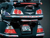 Накладка на низ заднего кофра с доп.светом габариты/стоп 01-10гг