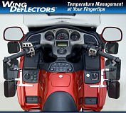 Боковая ветрозащита Wing Deflectors™ с регулированием (тонировка 95%)