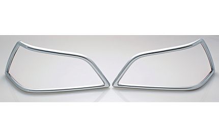 Акцент-хром на оптику заднего кофра Euro-Style (пара)