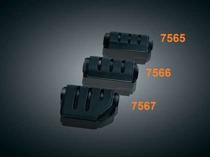 Подножки DUALLY TRIDENT ISO® Gloss Black (пара)