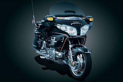 Акцент под фару, хром с подсветкой L.E.D (пара)