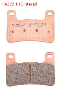 Передние тормозные колодки FA379HH Sintered медносплавные (пара)