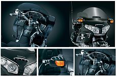 **Хром-подтёки КОМПЛЕКТ 8 накладок в едином стиле