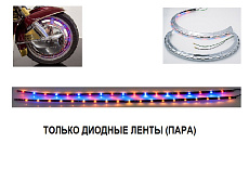 Сменные диодные ленты красн/син/янтарь (пара)
