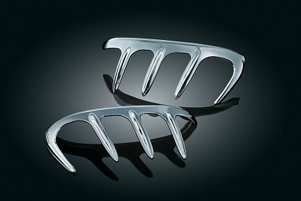 Хром-подтёки на зеркала Bear Claw, хром (пара)