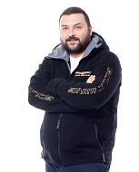 Толстовка на молнии, вышивка GOLDWING Стиль-1 NEW