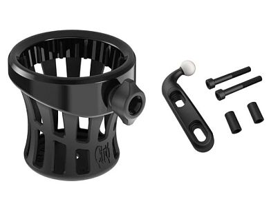 (Черный) Держатель для напитков GEN-2 Standart для всех GL1800 (комплект с крепежом)