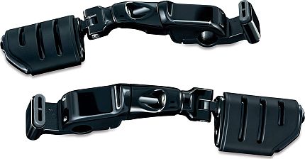 Выносы Gloss Black Ergo II 15см с подножками Trident Dually ISO