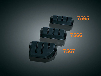Подножки чёрные малые TRIDENT ISO® (пара)