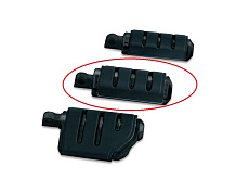 Подножки чёрные средние TRIDENT ISO® Gloss Black (пара)