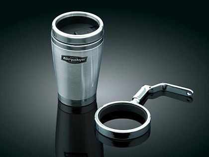 Для пассажира: Металлический стакан с держателем