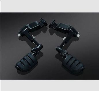 Выносы Gloss Black Ergo II 15см с подножками Trident Dually ISO