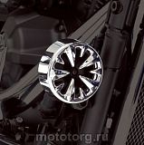 Хромированныей декор VANTAGE на звуковой сигнал для V-TWIN (диам.9см 1шт)