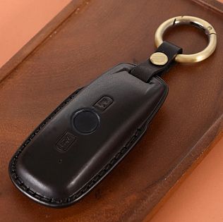 Чехол для брелка GL1800, 18-UP, черный, кожа