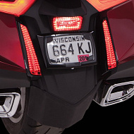 Комплект: брызговик и вставки для заднего крыла Goldwing от 2018г (пара)