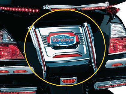 Вертикальные накладки L.E.D. с доп.светом габариты/стоп (пара)