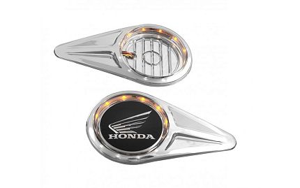 Декор с подсветкой LED на эмблему (пара)