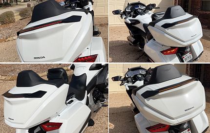 (Черный) Спойлер на центральный кофр GL18, 21-UP (гарарит/стоп/поворот)