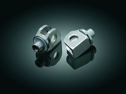 Адаптеры Splined (хром) для установки водительских подножек/платформ (пара)