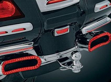 Кант заднего крыла GL1800, 01-10гг хром (1 шт)