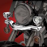 Дополнительные фары Halogen Mini, толстый кронштейн