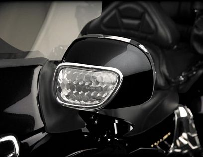 **Диодная оптика в зеркала с белыми линзами, янтарный свет, для 01-17гг.